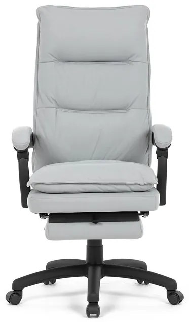 Irodai Forgószék Szinkronmechanizmussal, Ezüst Szövet Kárpittal KA-Y350 SIL