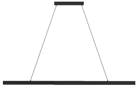 Eglo 390368 - MONTEBUONO LED 20W 230V 3000K fekete dimmelhető függeszték