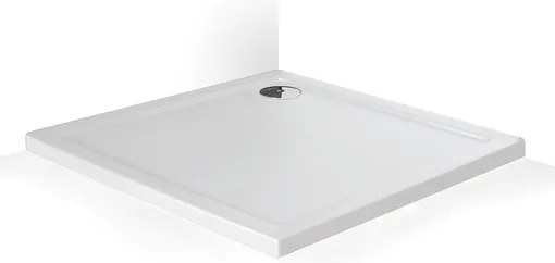 Zuhanytálca négyszögletes Roth 90x80 cm akrilát fehér 8000317