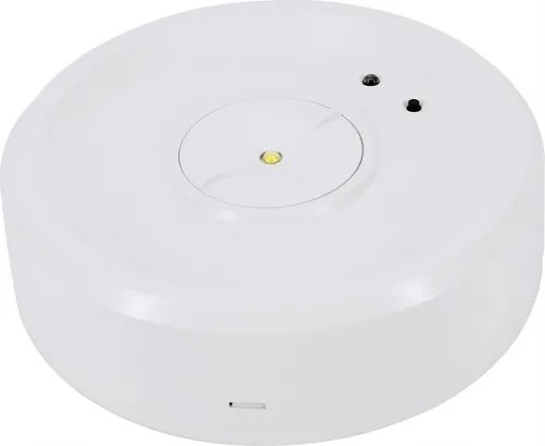 Vészhelyzeti Lámpatest Kerek Skálázó 3W Nyitott Optika IP40 Önteszt 3H Luxmena