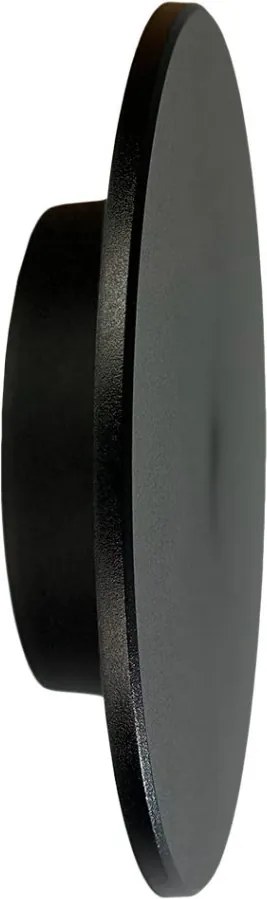 MILAGRO ML1286 DISK Modern Kültéri Fali Lámpa Fekete LED IP44