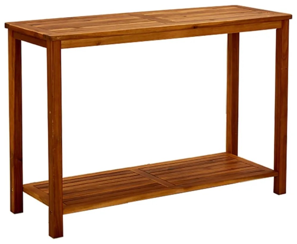 tömör akácfa kerti tálalóasztal 110 x 40 x 75 cm