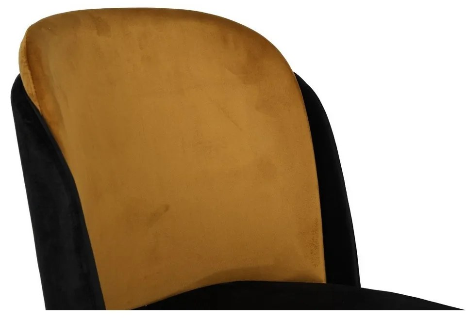 Dore Mustard and Black étkezőszékek, 2 db