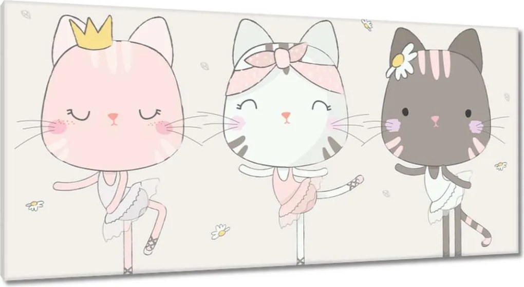 Vászonkép 115x55 Cica