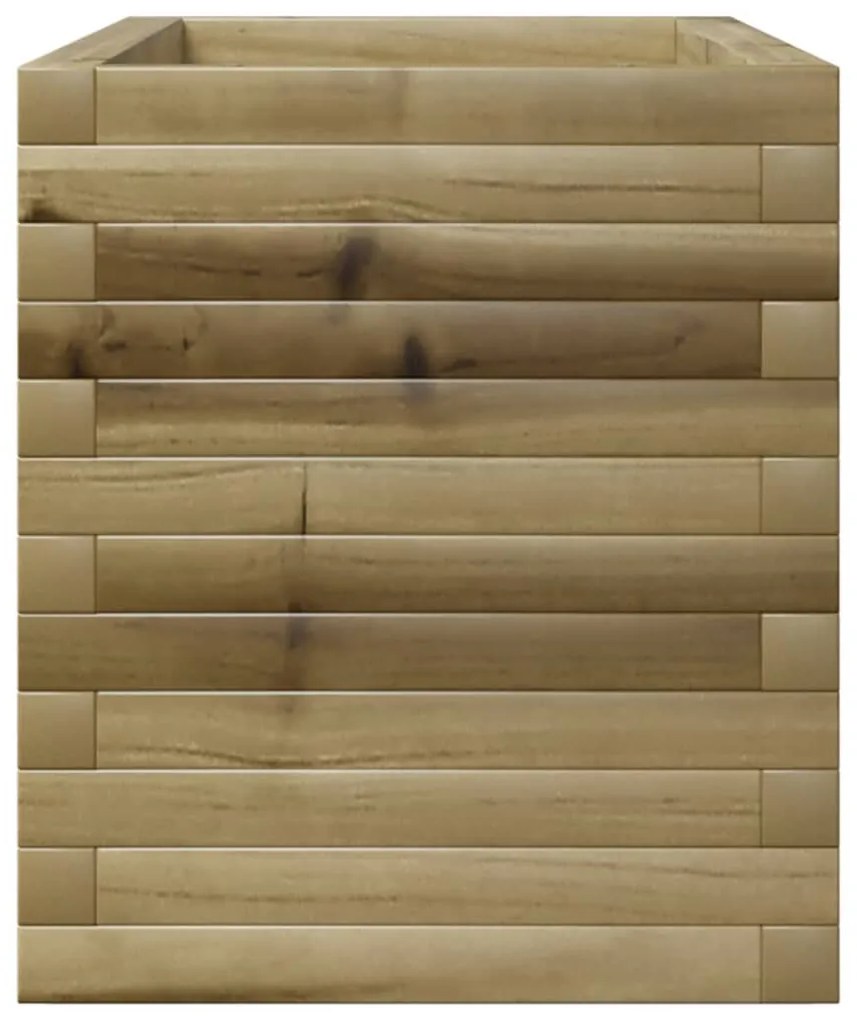 impregnált fenyőfa kerti virágláda 110 x 40 x 49,5 cm