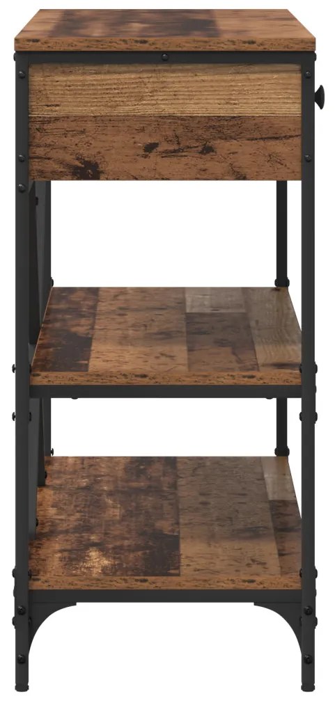 Konzolasztal Régi fa 100x34.5x75 cm Mérnöki fa