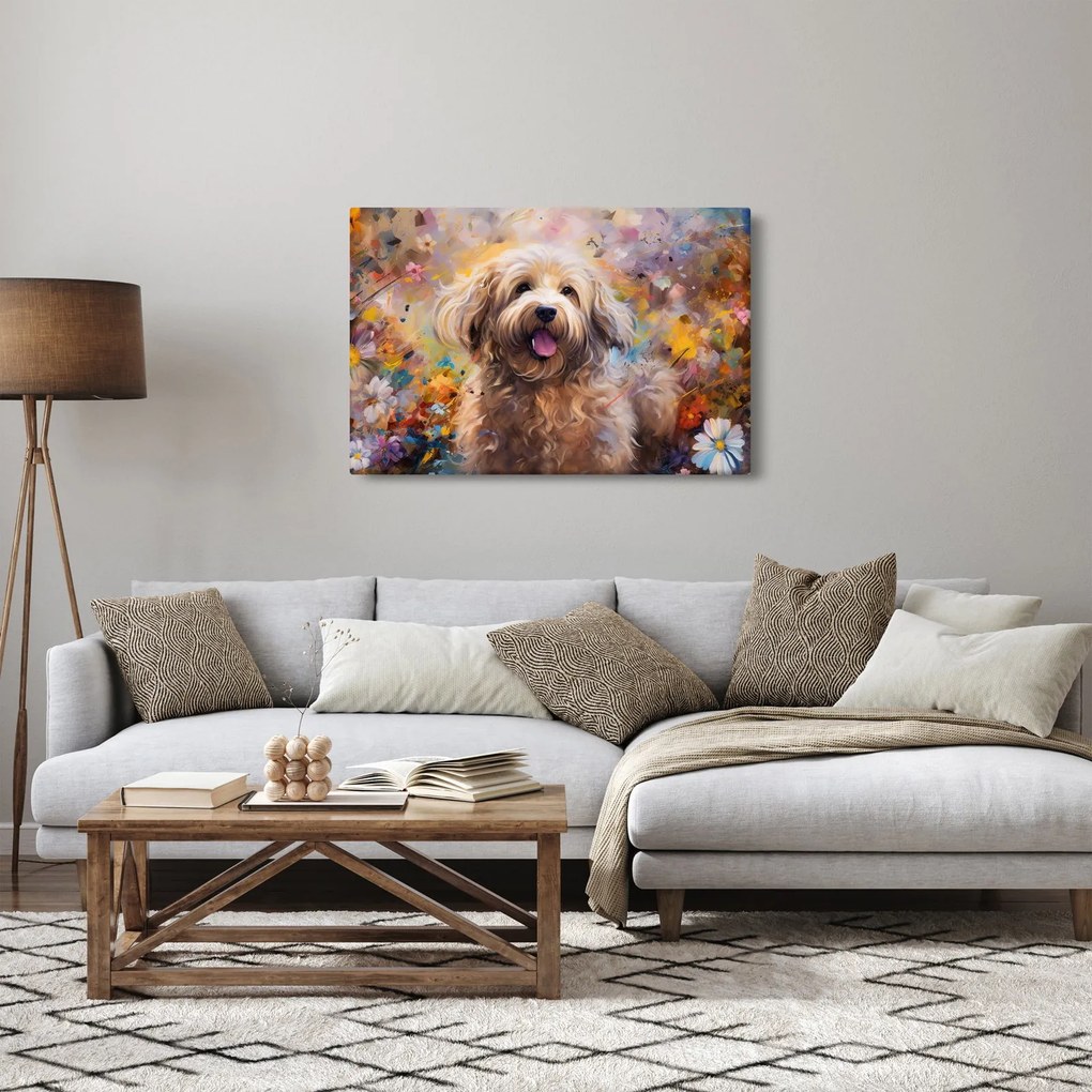 Kép - Happy Dog II. (90x60 cm)