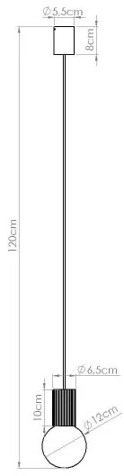 Sollux SL.1724 - Csillár zsinóron HALO 1xG9/8W/230V átm. 12 cm zöld
