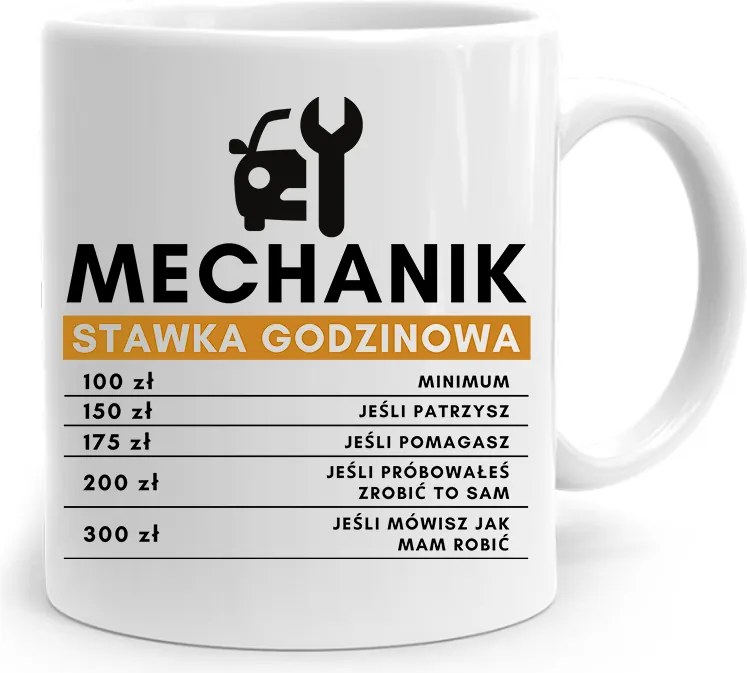 Ajándék Bögre Szerelőnek Óradíj Nyomtatott Fényképpel