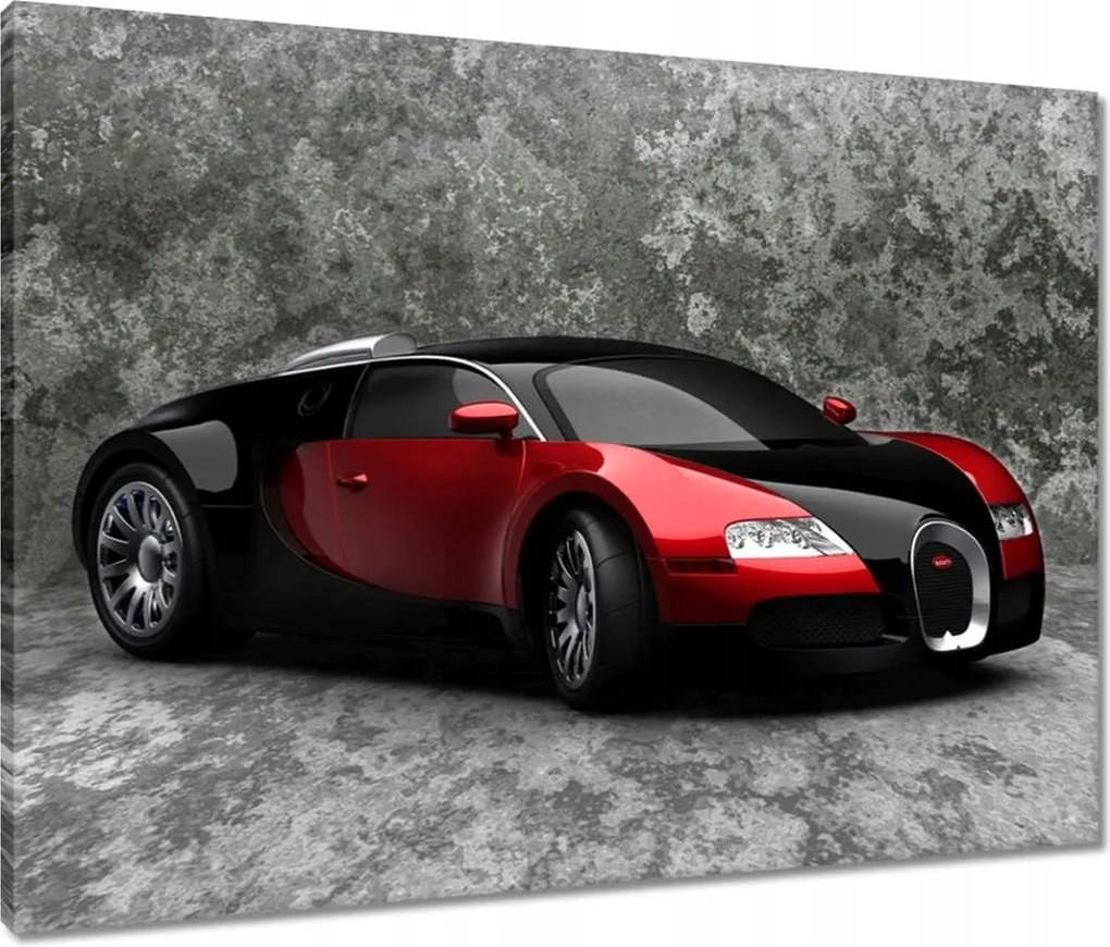 Vászonkép 80x60 Bugatti Veyron Piros