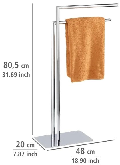 WENKO 18563100 - RECCO törölközőtartó 48x80,5 cm fényes króm