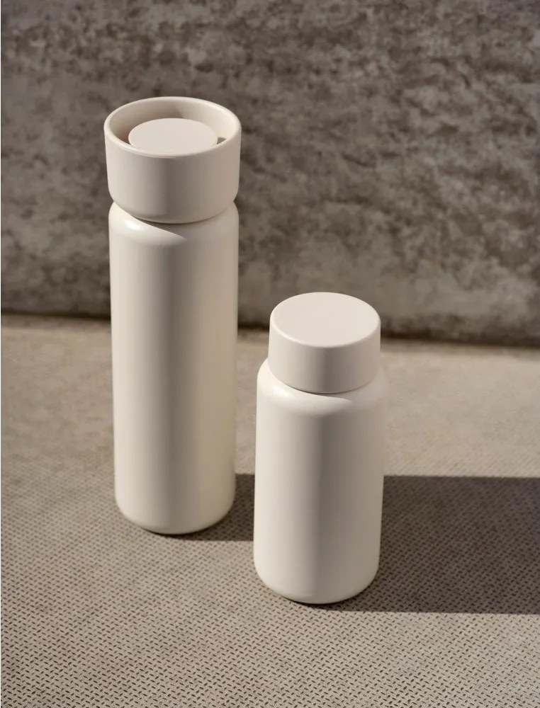 Bézs rozsdamentes acél termobögre 650 ml Singles – Zone