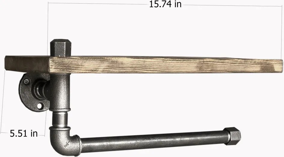Fali polc, 40 cm – Boruraf035