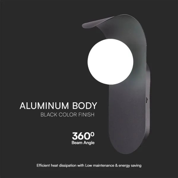 Fali lámpa 1xG9/5W/230V fekete