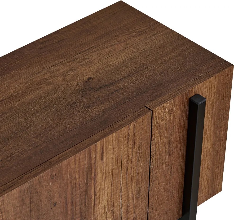 Nexus - barokk dió/fekete TV-állvány