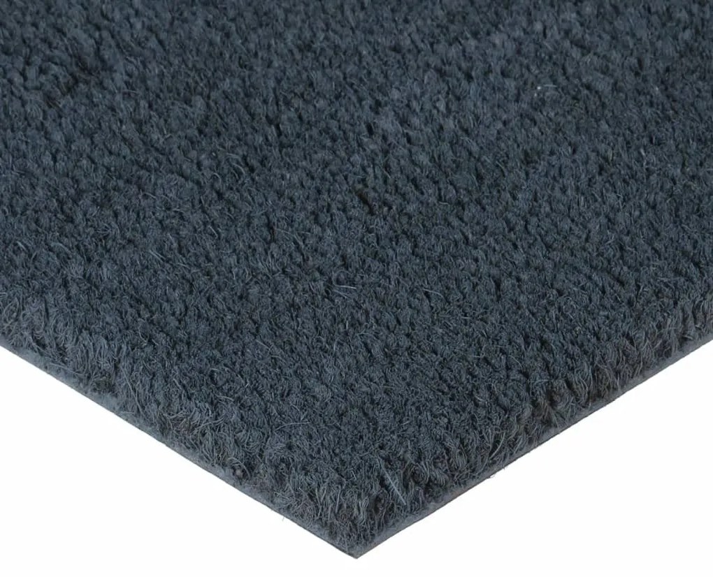 ajtószőnyeg Sötétszürke 100x200 cm Tufting kókuszrost