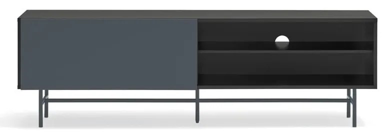 Fekete-antracitszürke TV-állvány 180x56 cm Nube – Teulat