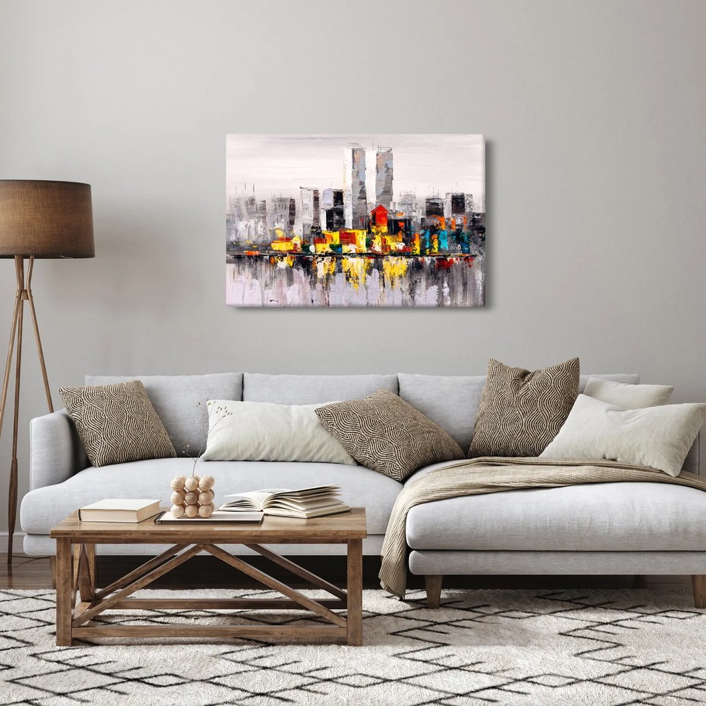 Kép - A nagyváros festménye (90x60 cm)