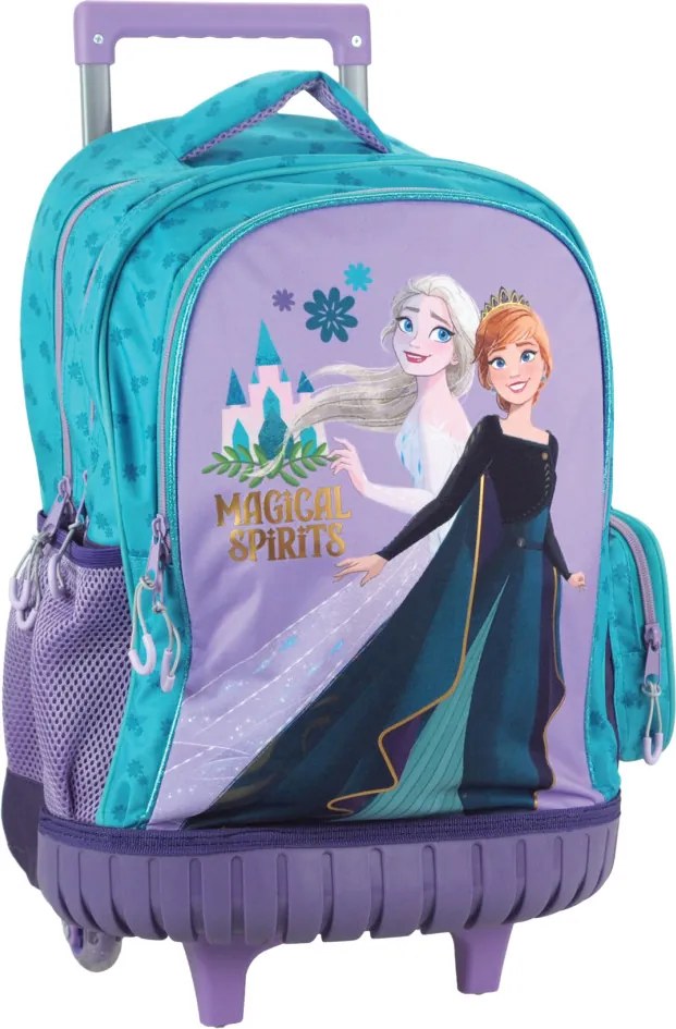 Disney Jégvarázs Modern Magic prémium gurulós iskolatáska, táska 42 cm