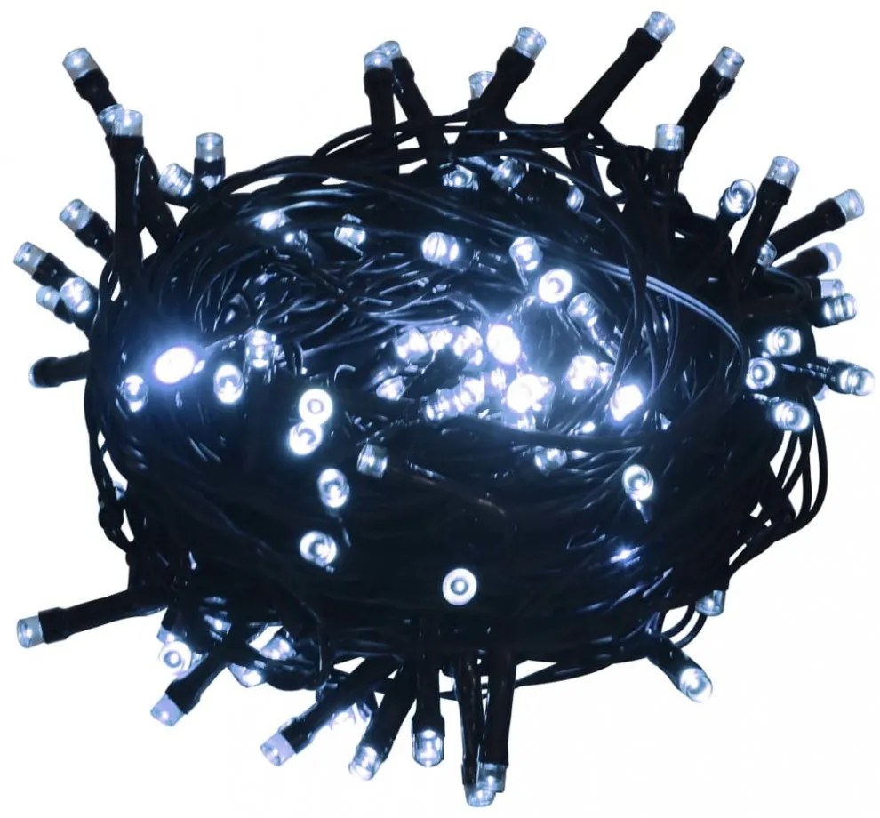 hideg fehér fényű PVC LED-füzér 300 LED-el 30 m