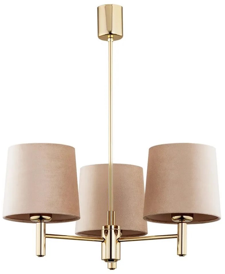 Argon 6109 - Csillár rúdon PONTE 3xE27/15W/230V bézs