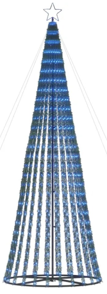 kék LED karácsonyfa 688 LED 300 cm