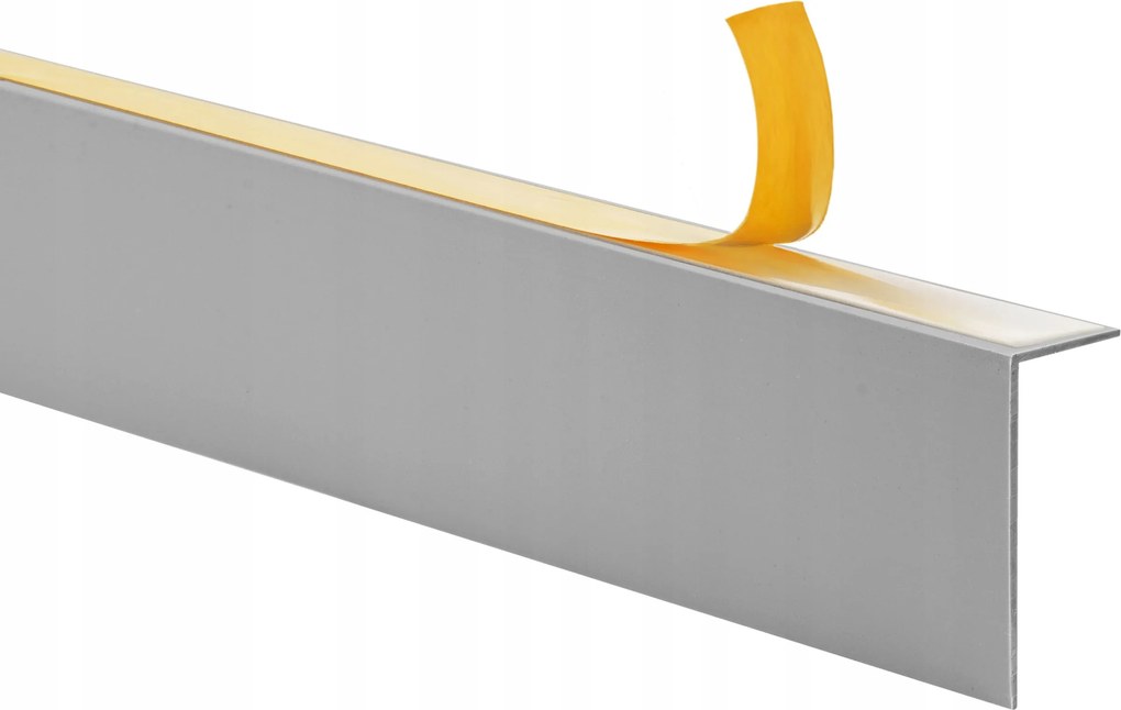 Öntapadós függönykarnis léc, függönykarnis takaró szürke 2m 50x20mm