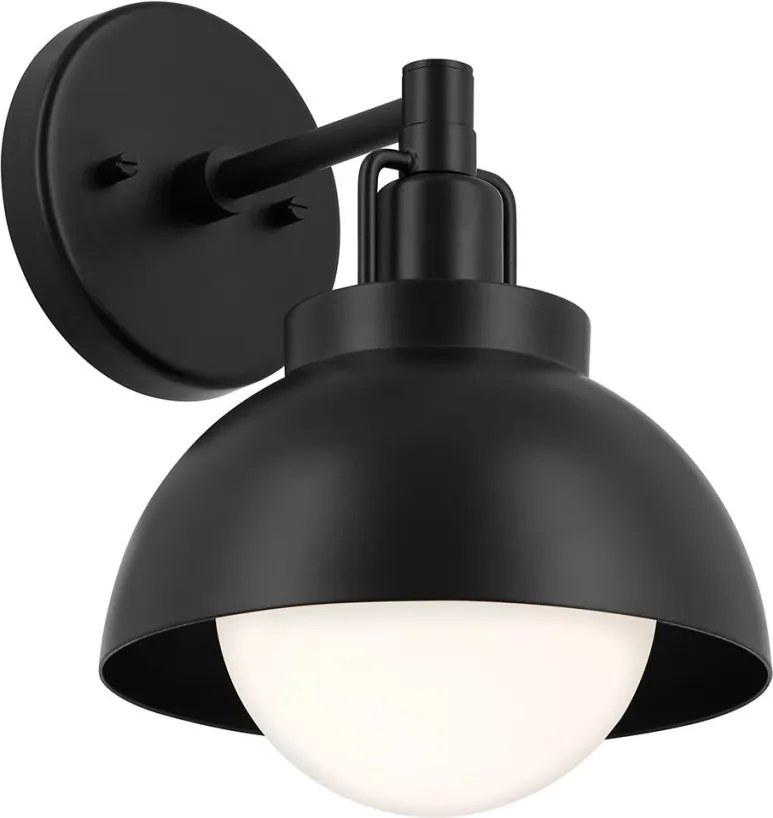 Kichler Niva KL-NIVA-1W-1P-BK Fali lámpa 1x40W/E27 IP20