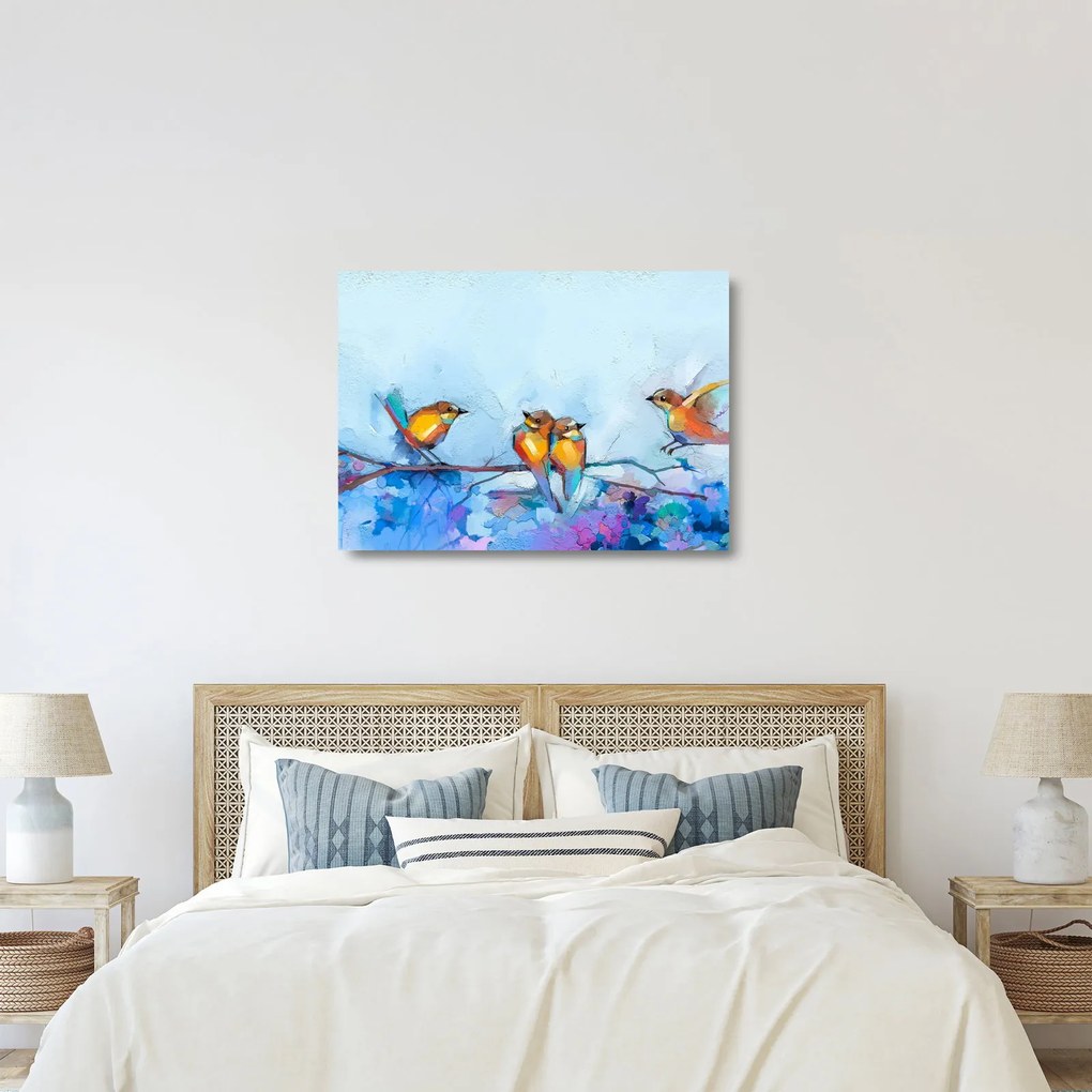 Kép - A természet ébredése (üvegen) (70x50 cm)