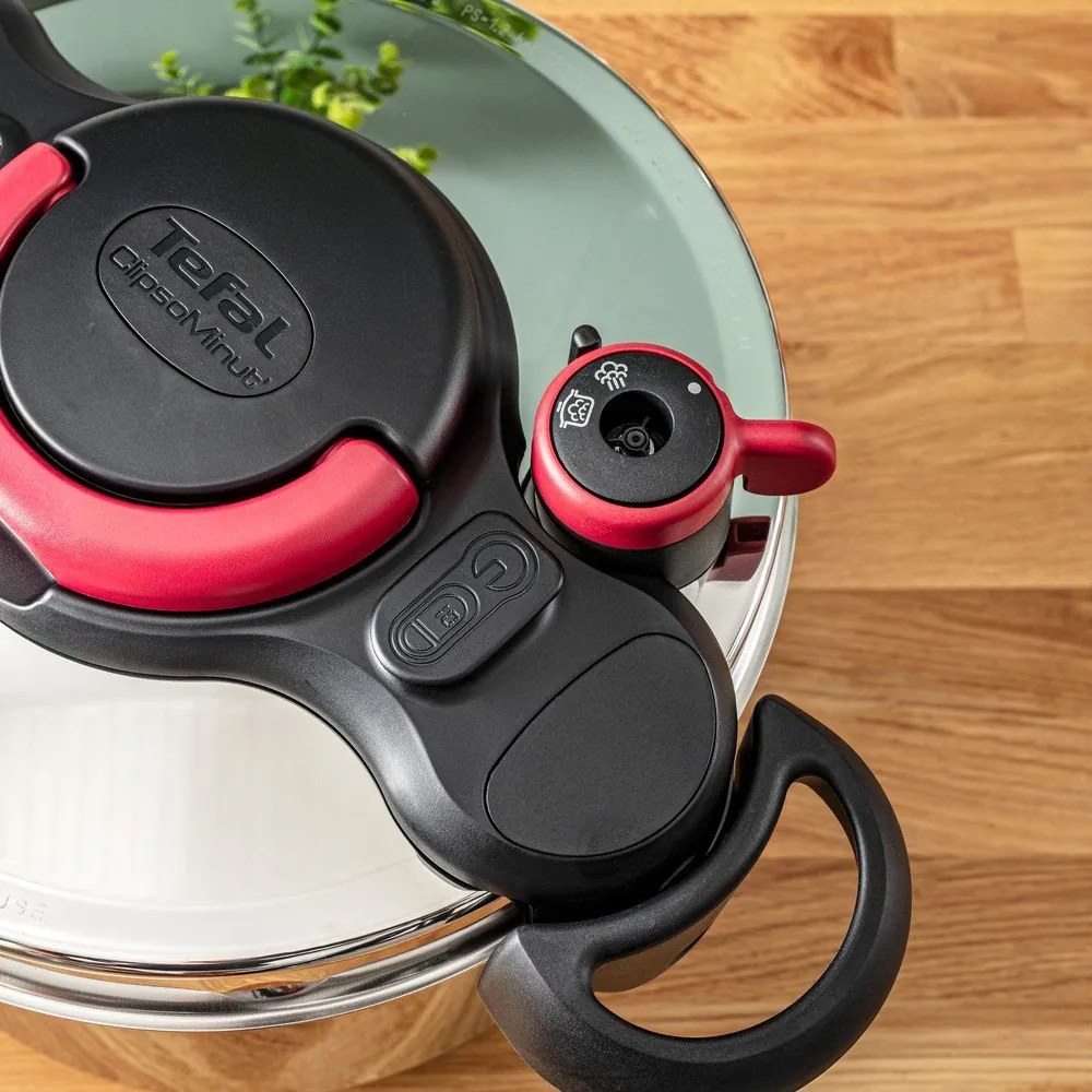 Kukta típusú rozsdamentes acél edény 6 l Clipso Minut Easy P4620768 – Tefal