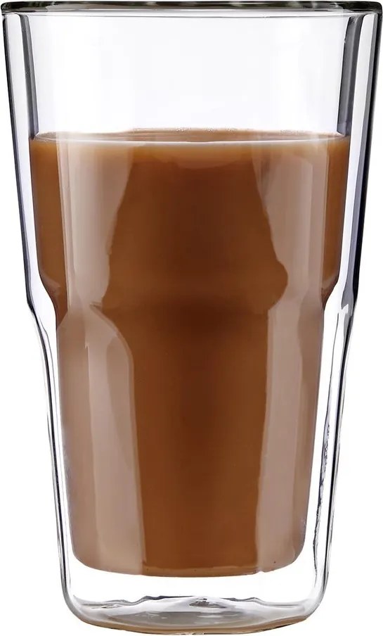 HOT & COLD duplafalú üvegpohár 350ml