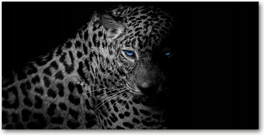 Fotótapéta falra edzett üveg Leopárd 140x70