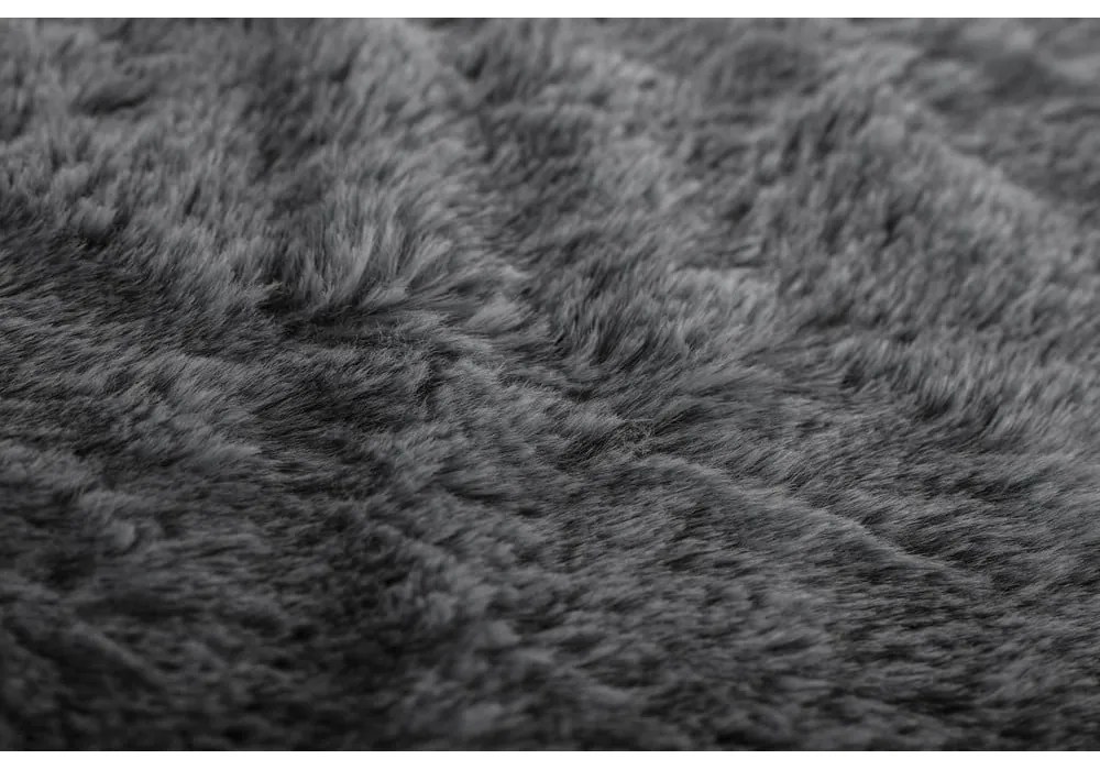 Szürke műszőrme takaró 150x200 cm Ruby – Tiseco Home Studio