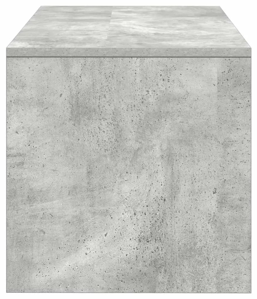 betonszürke szerelt fa TV-szekrény 60x40x40 cm