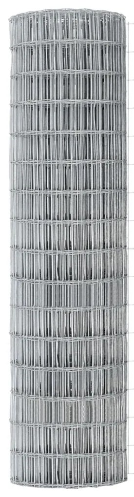 Kerti Kerítés Tekercs Készlet 2 db Horganyzott acél 10 x 1.2 méter