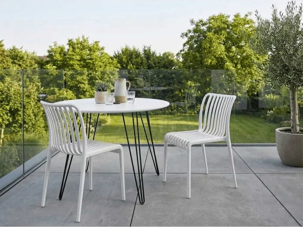 Műanyag szék TREGO, fehér