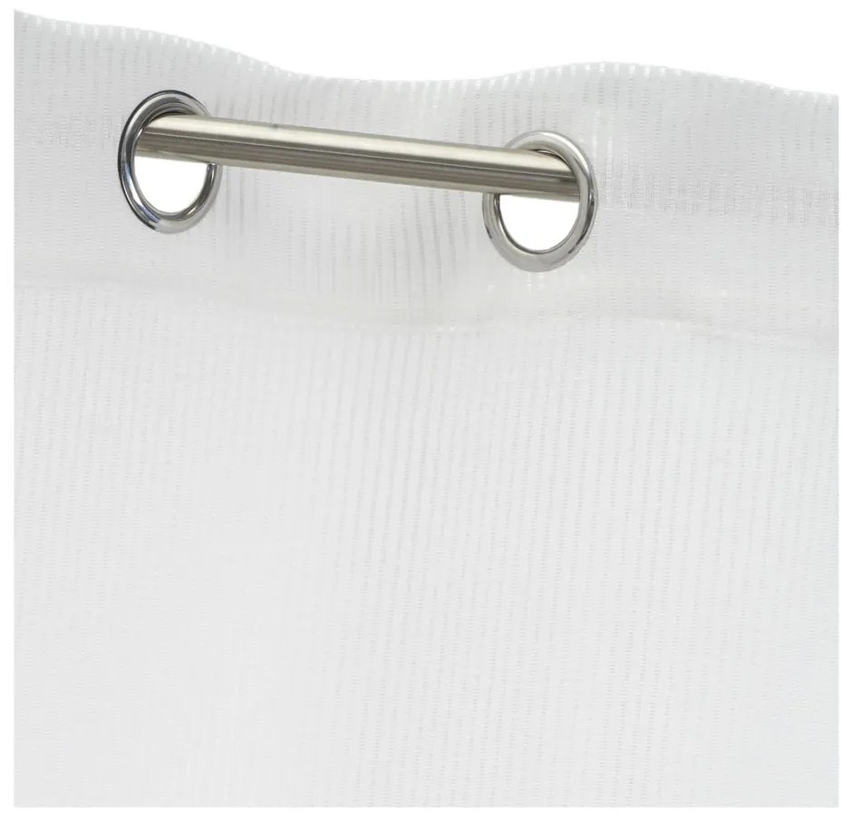 Fehér lenkeverék fényáteresztő függöny 140x260 cm Fifties – Casa Selección