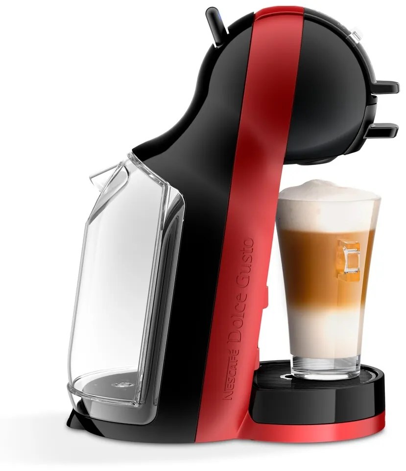 Krups Kávéfőző, Dolce Gusto Mini Me, 1500 W, 15 bár, 0.8 L tároló űrtartalma, piros, fekete