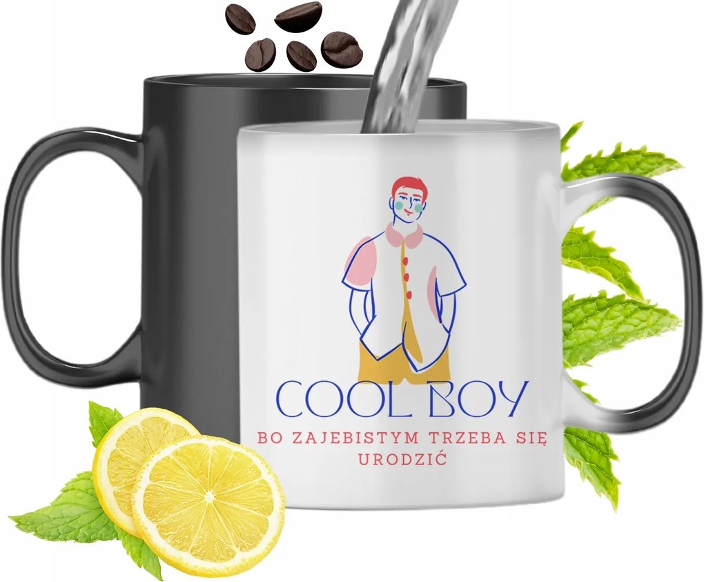 Mágikus Bögre Fiúnak Színváltós, fényképes nyomattal