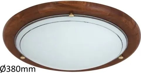 Rabalux beltéri mennyezeti lámpa e27 2x60w tölgy ufo