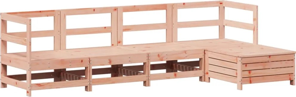 vidaXL 5 részes tömör duglászfenyő kerti kanapészett