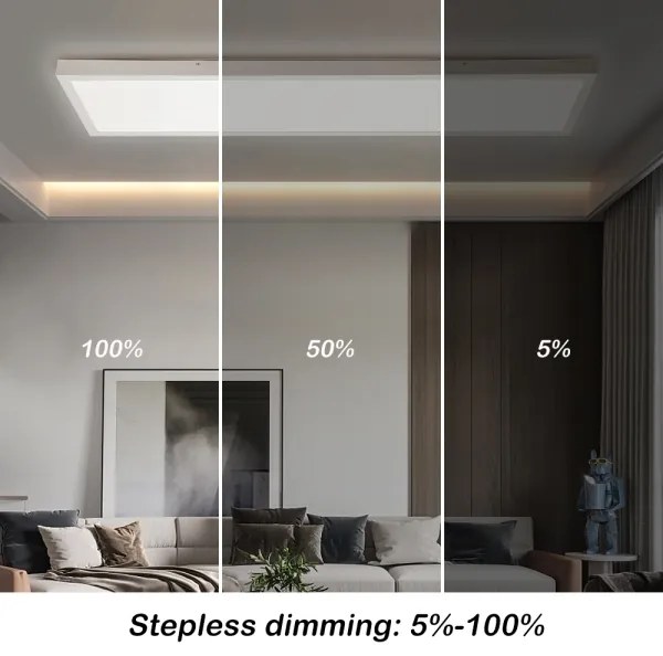Brilagi-LED Fényerőszabályozható fürdőszobai lámpatest FRAME SMART LED/50W/230V IP44 fehér + távirányító