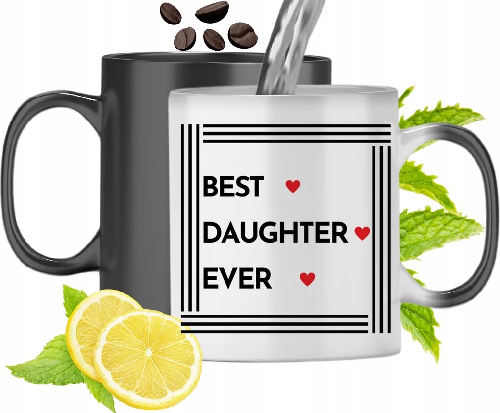 Mágikus Bögre Lányának Színváltós, fényképes nyomattal