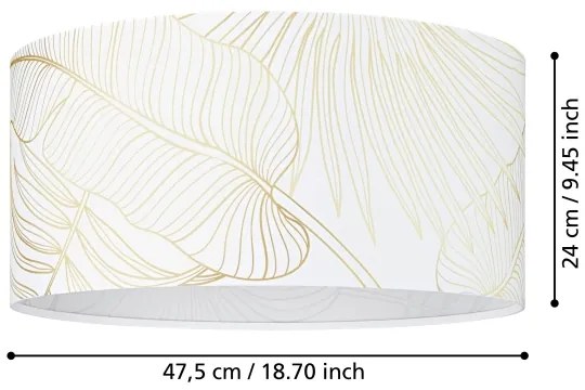 Eglo 900634 - Mennyezeti lámpa BUCAMARANGA 1xE27/40W/230V