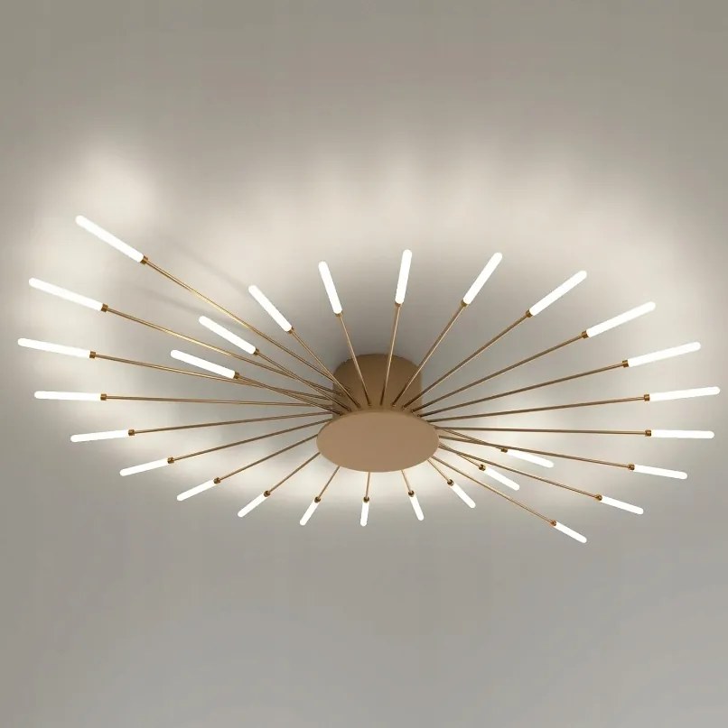 Mennyezeti Lámpa Csillár Arany Led Lámpa