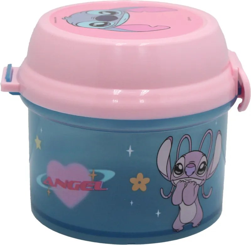 Disney Lilo és Stitch, A csillagkutya Alien 626 műanyag snack tartó, uzsonnás doboz 270 ml
