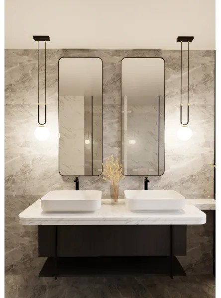 Csillár zsinóron GLAM 1xE14/10W/230V fekete