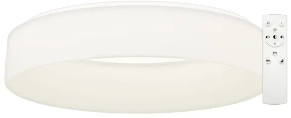 Top Light -LED Fényerőszabályozható mennyezeti lámpatest HALO LED/60W/230V Ø 60 cm fehér + távirányító