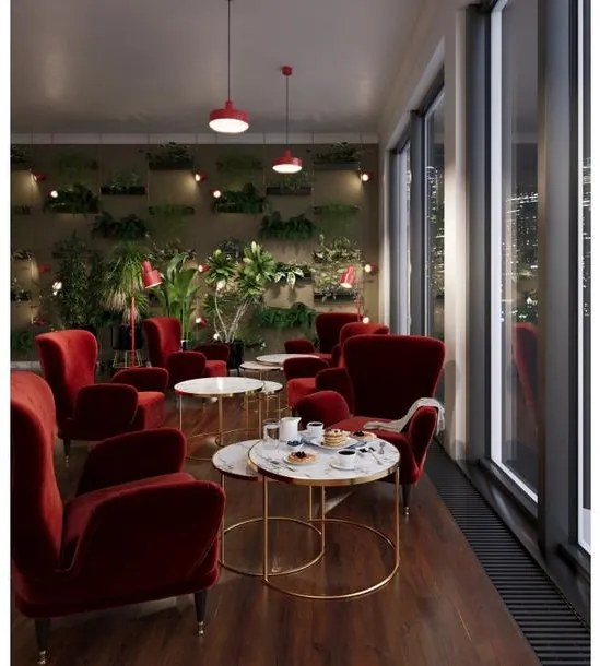 Lámpa Mennyezeti lámpatest SELVIA II, 5518, max. 250V, 50/60Hz, 1*E27, max.40 W, IP20, átmérő 30 cm, piros