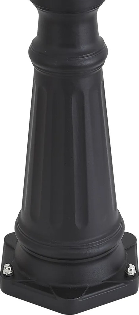 Klasszikus kültéri lámpás fekete 220cm IP44 - Big